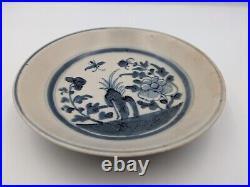 Chinese Qing Blue & White Tek Sing Plate from 1822 Ship Wreck Antique Pottery