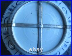 Chinese antique blue and white plate 16th century Kraak porcelain