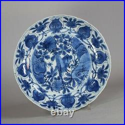 Chinese blue and white kraak plate, Wanli (1573-1619)