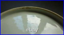 Chinese blue & white porcelain dragon dish possibly Ming dynasty 14th-17th C
