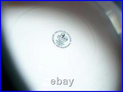 Churchill Willow Blue Georgian Shape Staffordshire Dinner Plate Set Of 14