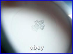 Churchill Willow Blue Georgian Shape Staffordshire Dinner Plate Set Of 14