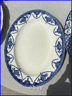 Collection of Blue and White Serving plates Perfect For A Wedding