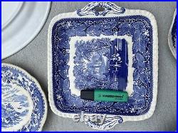 Collection of Blue and White Serving plates Perfect For A Wedding