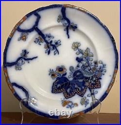 Copeland & Garrett Dinner Plate (25cm)- Cabbage Pattern 7045 Flow Blue c1835