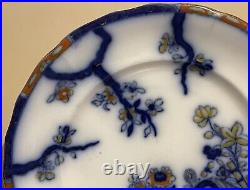 Copeland & Garrett Dinner Plate (25cm)- Cabbage Pattern 7045 Flow Blue c1835