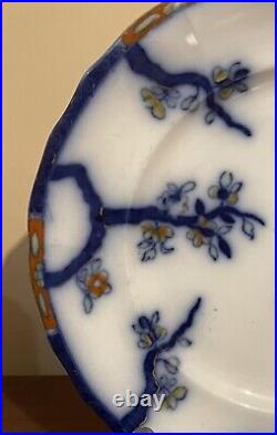 Copeland & Garrett Dinner Plate (25cm)- Cabbage Pattern 7045 Flow Blue c1835