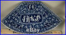 Copeland Spode Greek blue and white Service Plate with Lid