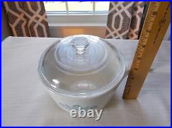 Corning Ware Blue Cornflower Range Topper Aluminum Bottom Vintage 1.5 Quart