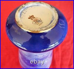 DOULTON BURSLEM England Blue Children Series Ware GIRLS WITH TINY WITCH Vase