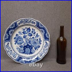 De Porceleyne Fles handpainted blue & white 14,8'' Delft charger, 1972