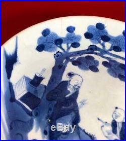 Dehua Blue and White 19th C Chinese Porcelain Plate