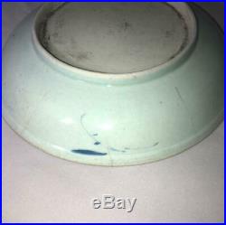 Dehua Blue and White 19th C Chinese Porcelain Plate