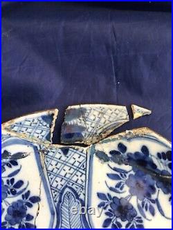 Delft 17th c Blue & white kangxi Plate Jan Van Der Laan IVL