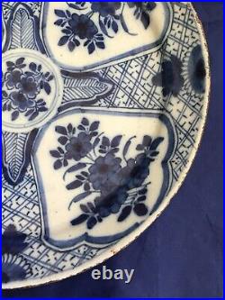 Delft 17th c Blue & white kangxi Plate Jan Van Der Laan IVL