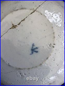 Delft 17th c Blue & white kangxi Plate Jan Van Der Laan IVL