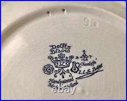 Delft Blauw Vermeer Girl with Pearl Earring Blue & White Wall Hanging Plate