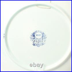 Delft Blue XL Plate, Royal Boch, with Dutch Landscape, circa 1950