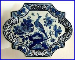 Delft Plaque Wall Plate Hand Painted Excellent