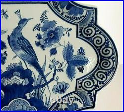 Delft Plaque Wall Plate Hand Painted Excellent