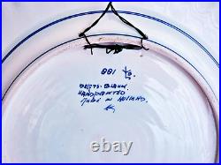 Delft XXL Charger Wall Plate 18.7 Inches Hand-painted Excellent Rare