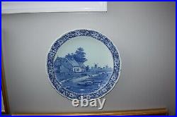 Delfts Maastricht Sonneville Plate Cottage Windmill 15.75 Royal Sphinx