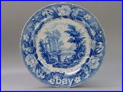 Dinner plate Ancient Greece Pattern Blue & white Stevenson c1830