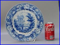 Dinner plate Ancient Greece Pattern Blue & white Stevenson c1830