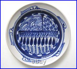 Dora De Larios Rare White House Plate, Ca. Studio Art Pottery 1978 Comission