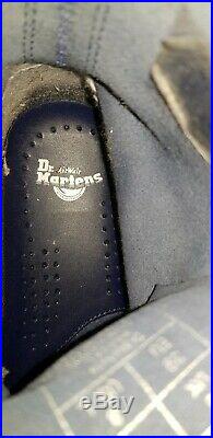 Dr Martens 1460 PASCAL WILLOW Blue White China Ankle Boots UK6 EU39 Excellent
