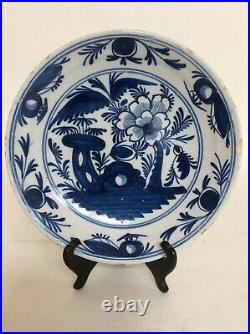 Early Delft Blue & White Plate