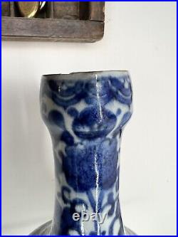 Edo Period Japanese Porcelain Figural Jug / Ewer Blue White 17thC Antique