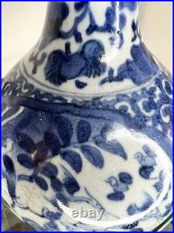 Edo Period Japanese Porcelain Figural Jug / Ewer Blue White 17thC Antique