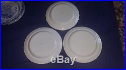 Eighteen (18) Wedgwood Blue & White Chinese Temple Pearlware Plates Circa 1830