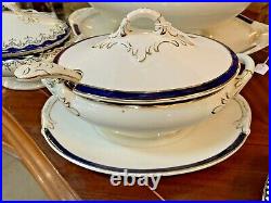 Empire Stoke On Trent Blue & White Edwardian Tureen