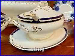 Empire Stoke On Trent Blue & White Edwardian Tureen