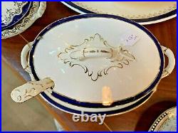 Empire Stoke On Trent Blue & White Edwardian Tureen