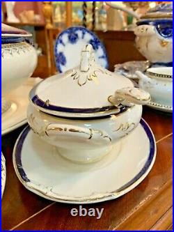 Empire Stoke On Trent Blue & White Edwardian Tureen