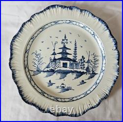 English Pearlware Oriental Design Plate, Circa 1790's (a)