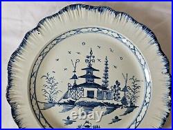 English Pearlware Oriental Design Plate, Circa 1790's (a)