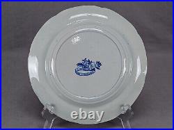 Enoch Wood Cashiobury Hertfordshire Blue Transferware 8 5/8 Inch Plate