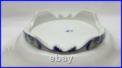 Ernst Teicher Colln Meissen Shell Casserole Blue Onion Oval Shape