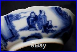 Exquisite Fine Old Chinese Blue And White Porcelain Plate Mark YongZheng FA283