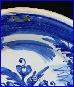 Fantastic! ENGLISH DELFT CHARGER Blue & White DEEP FORM PLATE c18th Century