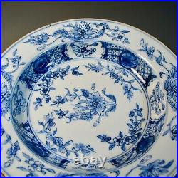Fine Antique Chinese Porcelain Plate Bowl Blue and White 18C Qing