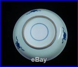 Fine Old Chinese Blue and White Glazes Porcelain Plate