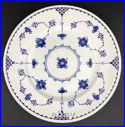 Franciscan DENMARK BLUE Dinner Plates (5) Blue White Ironstone Floral