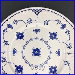 Franciscan DENMARK BLUE Dinner Plates (5) Blue White Ironstone Floral