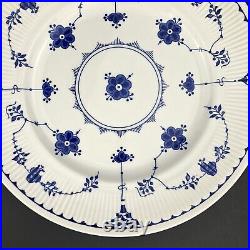 Franciscan DENMARK BLUE Dinner Plates (5) Blue White Ironstone Floral