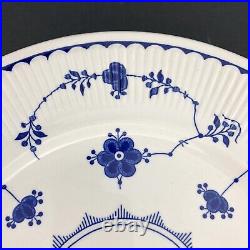 Franciscan DENMARK BLUE Dinner Plates (5) Blue White Ironstone Floral